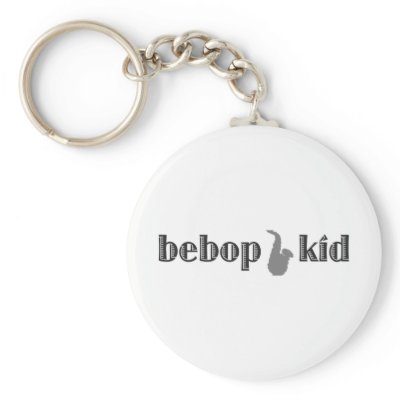 Be Bop Kid Keychains by Coolkidstees