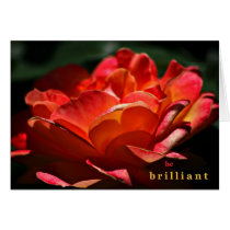 Be brilliant card