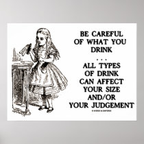 Be Careful Of What You Drink Judgement Wonderland Posters