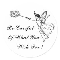 Be Careful Of What You Wish For ! Sticker by Bohemian_Spirit Be Careful Of What You Wish For ! Sticker