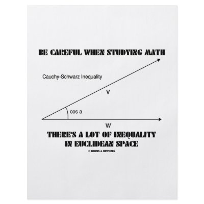 Be Careful When Studying Math Inequality Euclidean Flyer by wordsunwords