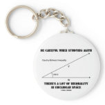 Be Careful When Studying Math Inequality Euclidean Key Chain