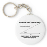 Be Careful When Studying Math Inequality Euclidean Key Chain