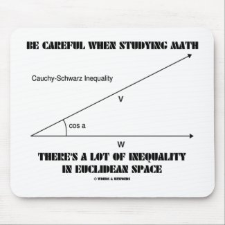 Be Careful When Studying Math Inequality Euclidean Mousepads