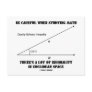 Be Careful When Studying Math Inequality Euclidean Post Cards