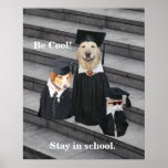 Be Cool! Stay in school. Poster Be Cool! Stay in school. Poster