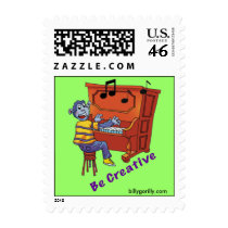 Be Creative Postage Stamp