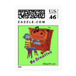 Be Creative Postage Stamp