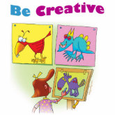 Be Creative Tote Bag bag