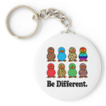 Be Different Ducks Keychains