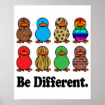 Be Different Ducks Print