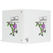 be different funky zebra pattern donkey vinyl binder