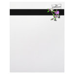 be different funky zebra pattern donkey personalized letterhead