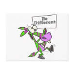 be different funky zebra pattern donkey post cards