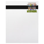 BE DIFFERENT funny funky cows Custom Letterhead
