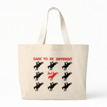 Be Different - Funny Horse Saying bags
