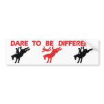 Be Different - Funny Horse Saying Bumper Stickers