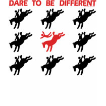 Be Different - Funny Horse Saying t-shirts