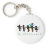 Be different! key chains