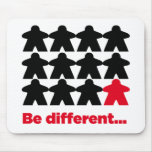 Be Different Meeples Mousepad