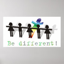 Be different! posters