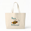 Be Different Spotted Bumble Bee bags by cutespot Be Different Spotted Bumble Bee bags