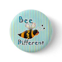Be Different Spotted Bumble Bee buttons