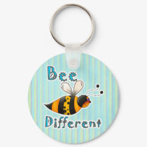 Be Different Spotted Bumble Bee keychains