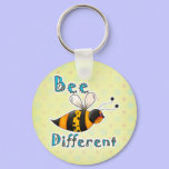 Be Different Spotted Bumble Bee keychains