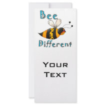 Be Different Spotted Bumble Bee Rack Card