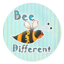 Be Different Spotted Bumble Bee stickers