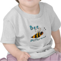 Be Different Spotted Bumble Bee t-shirts by cutespot Be Different Spotted Bumble Bee t-shirts