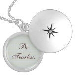 Be Fearless Locket Necklace necklaces
