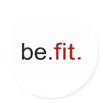 be fit round sticker