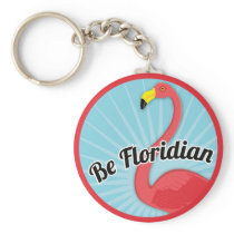 Be Floridian Keychain - blue keychains