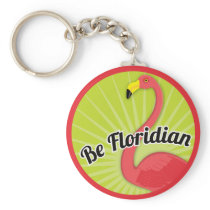 Be Floridian Keychain - green keychains