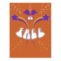 Be free Postcard postcards