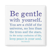 Be Gentle magnets by CaringHearts Be Gentle magnets