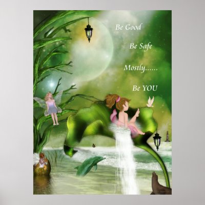 Be Good Be Safe Be You Print by GraphicDeeZiner