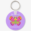 "Be Grateful" Cute Butterfly Keychain by creatingmybestlife "Be Grateful" Cute Butterfly Keychain
