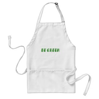 BE GREEN APRONS