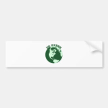 Be Green Bumper Stickers