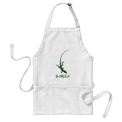 Be Green Eco Lizard Gardening Apron by debinSC