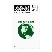 Be Green postage by bartstshirts Be Green postage