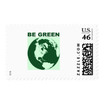 Be Green postage by bartstshirts Be Green postage
