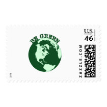 Be Green postage by bartstshirts Be Green postage