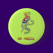 Be Happy Alien, Abstract buttons