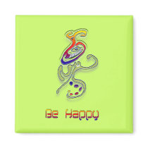Be Happy Alien, Abstract magnets