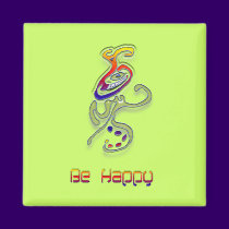 Be Happy Alien, Abstract magnets