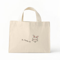 Be Happy Bunny bags by QueenHare Be Happy Bunny bags